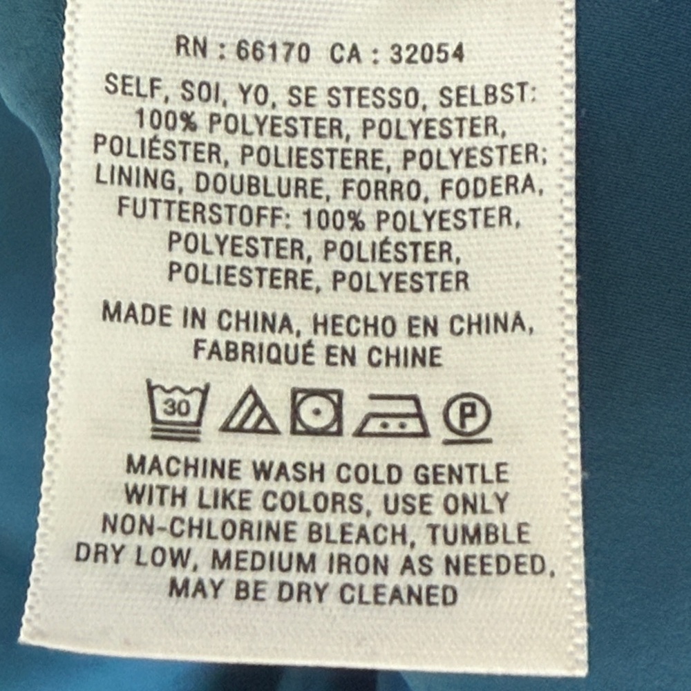 Anthropologie Moulinette Soeurs Baikal Teal Floral Tea Length Fit & Flare Size 2 - Picture 14 of 14